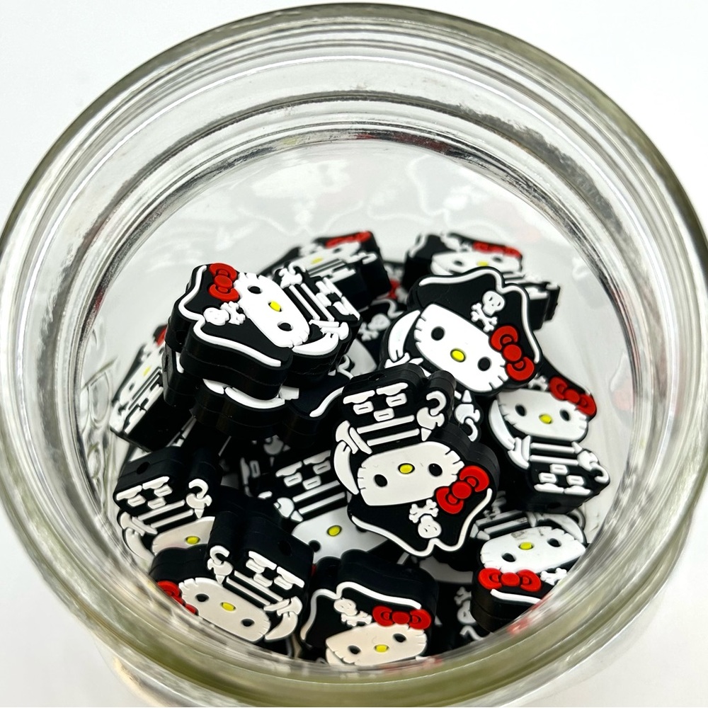 Hello Kitty Focal Silicone Beads